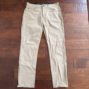 Denali Performance Lightweight Comfort Waistband Straight Fit 34X32 Stretch